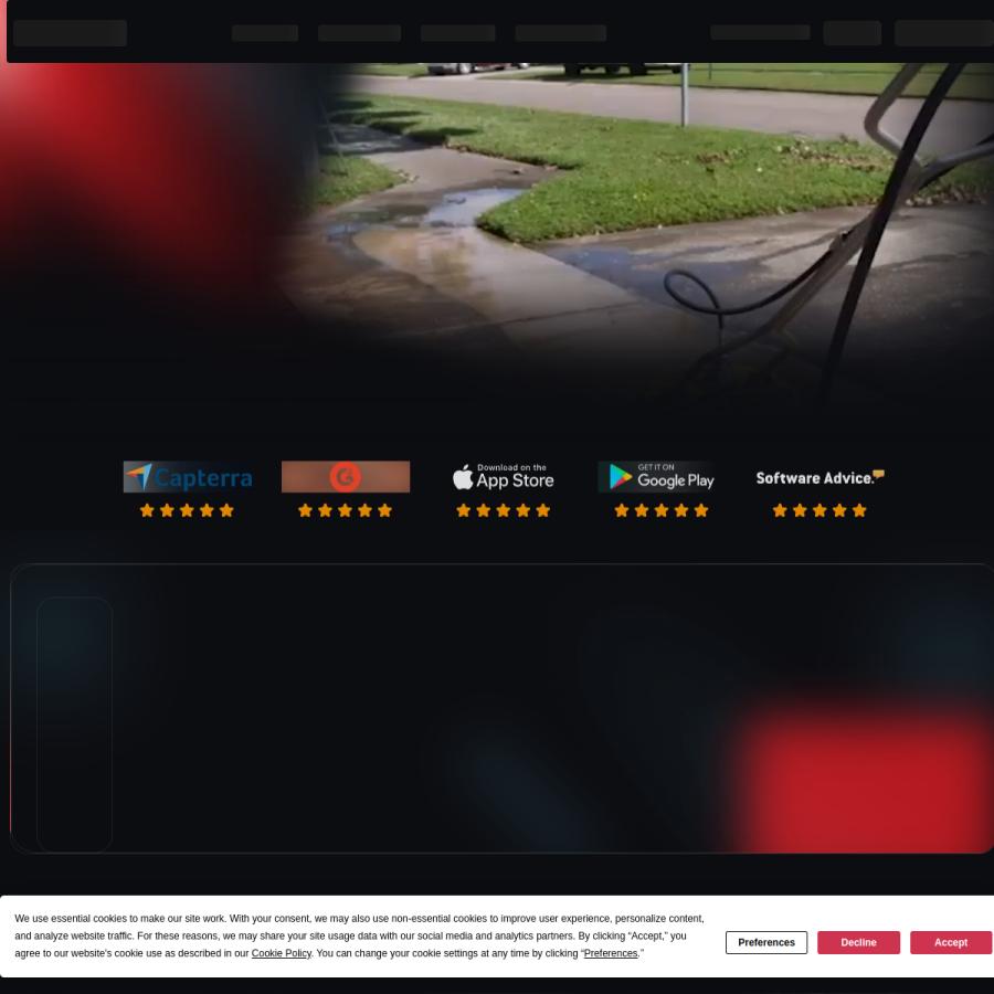 contractorplus.app homepage screenshot