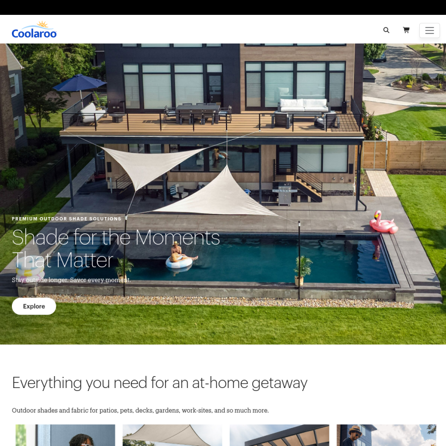 coolaroousa.com homepage screenshot