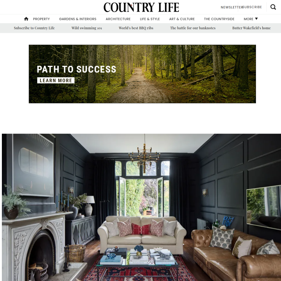 countrylife.co.uk homepage screenshot