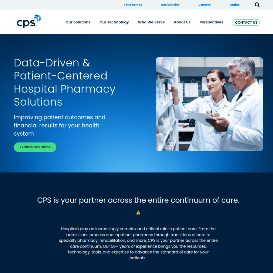 cps.com homepage screenshot