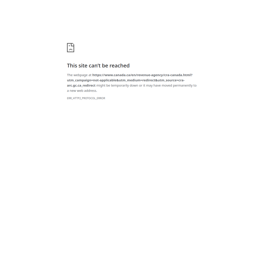 cra-arc.gc.ca homepage screenshot