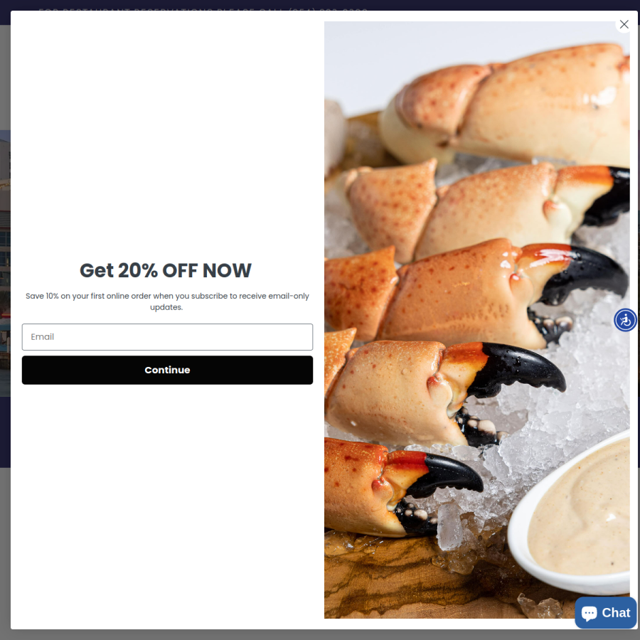 crabs.com homepage screenshot