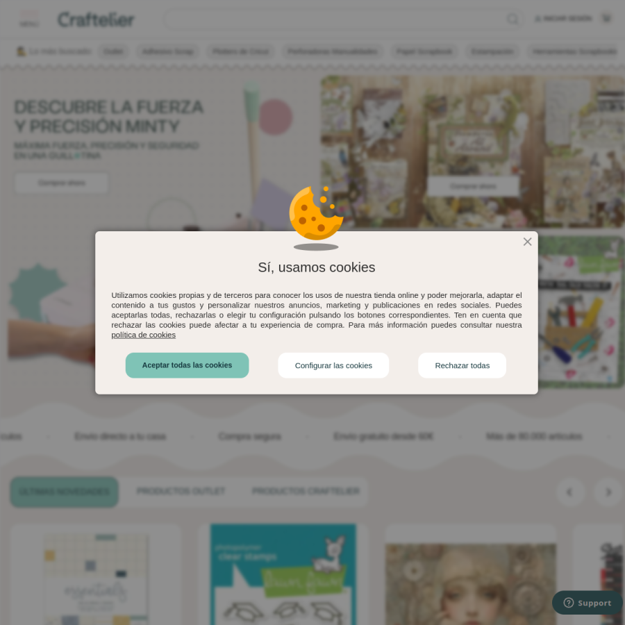 craftelier.com homepage screenshot