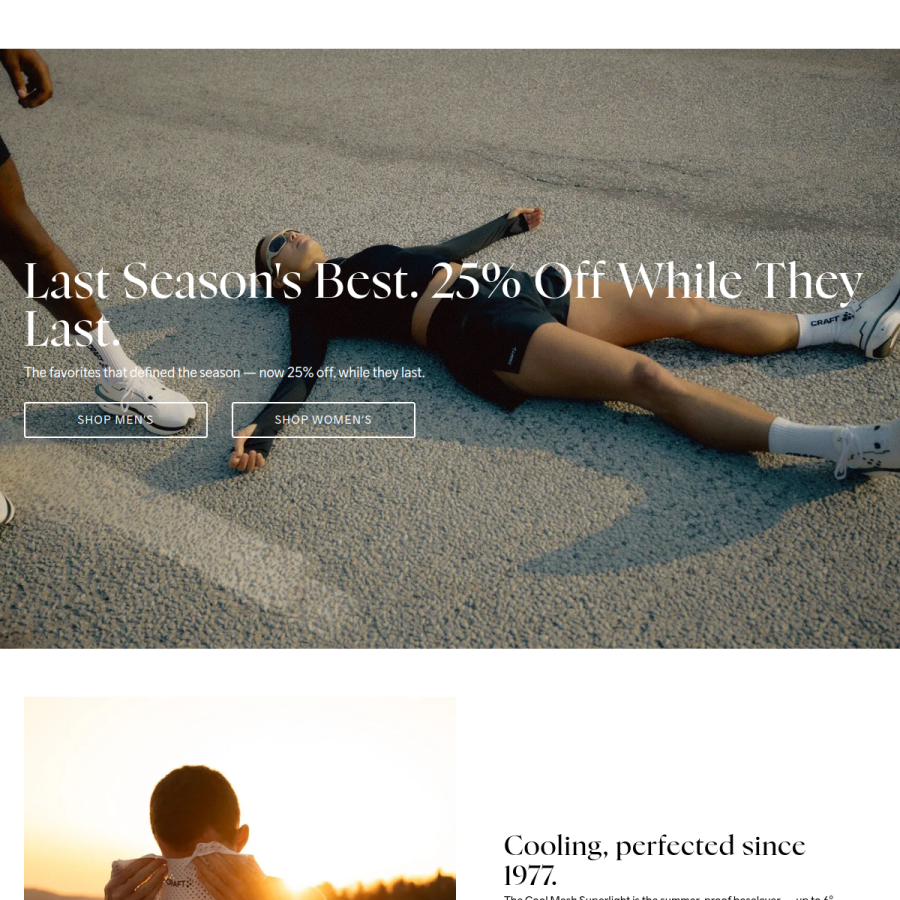 craftsports.us homepage screenshot