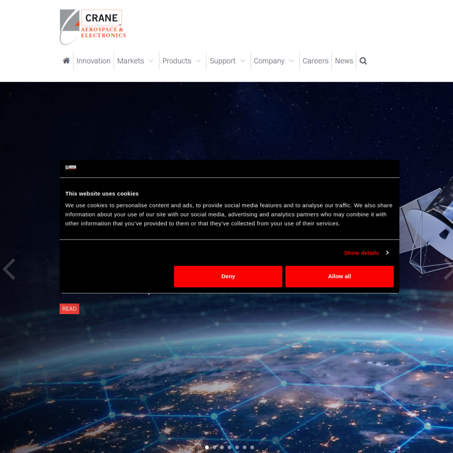 craneae.com homepage screenshot