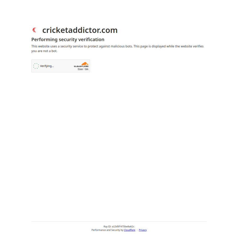 cricketaddictor.com homepage screenshot