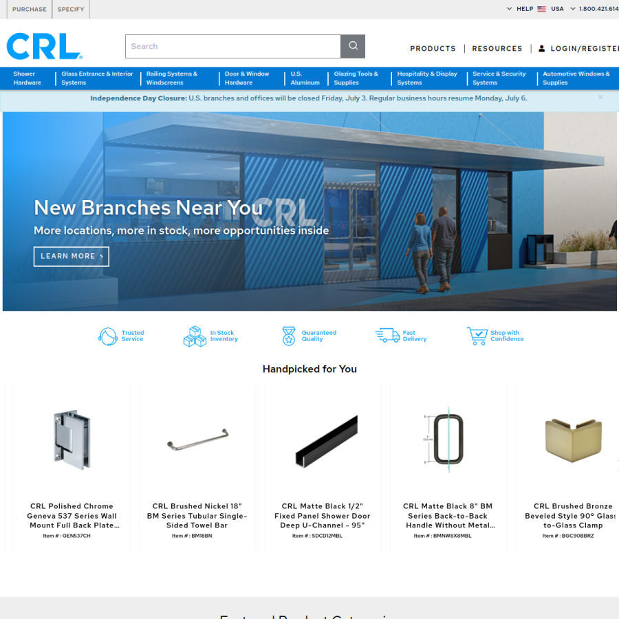 crlaurence.com homepage screenshot