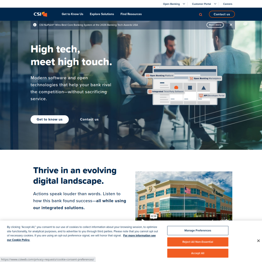 csiweb.com homepage screenshot