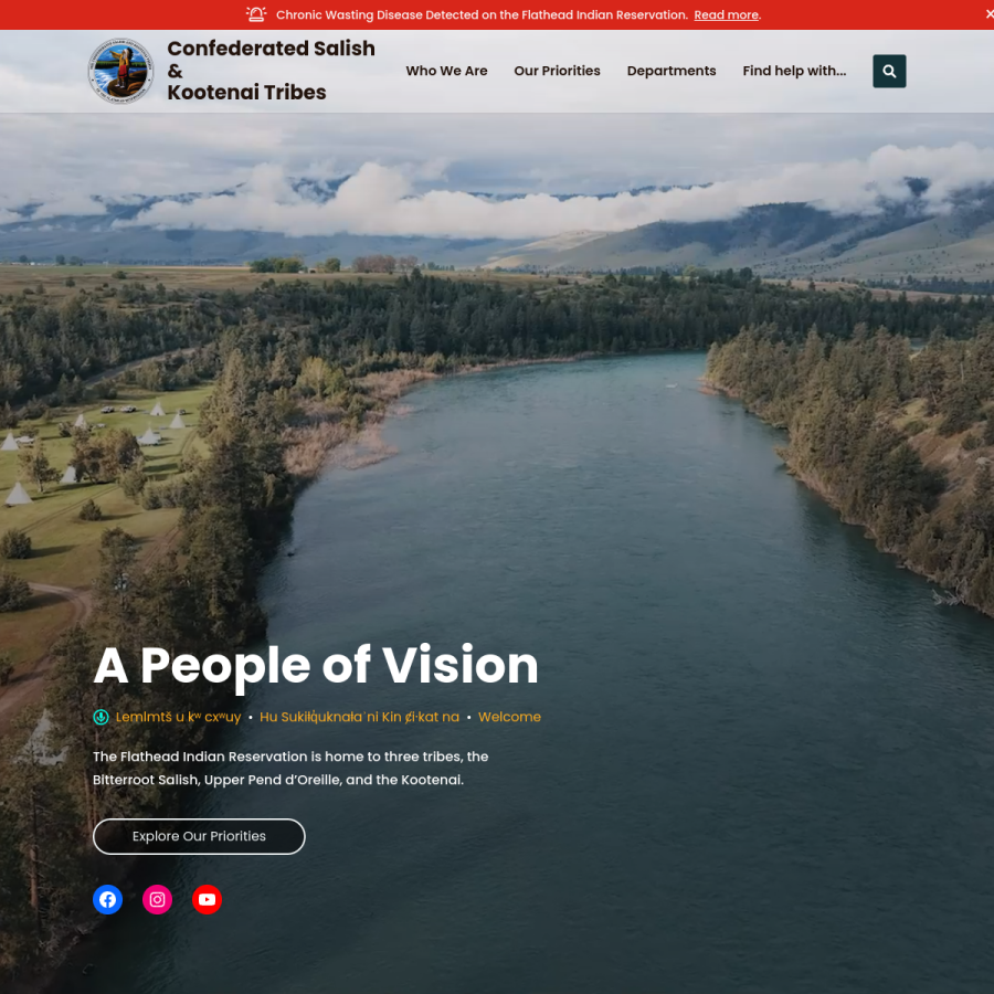 cskt.org homepage screenshot