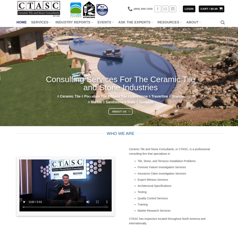 ctasc.com homepage screenshot