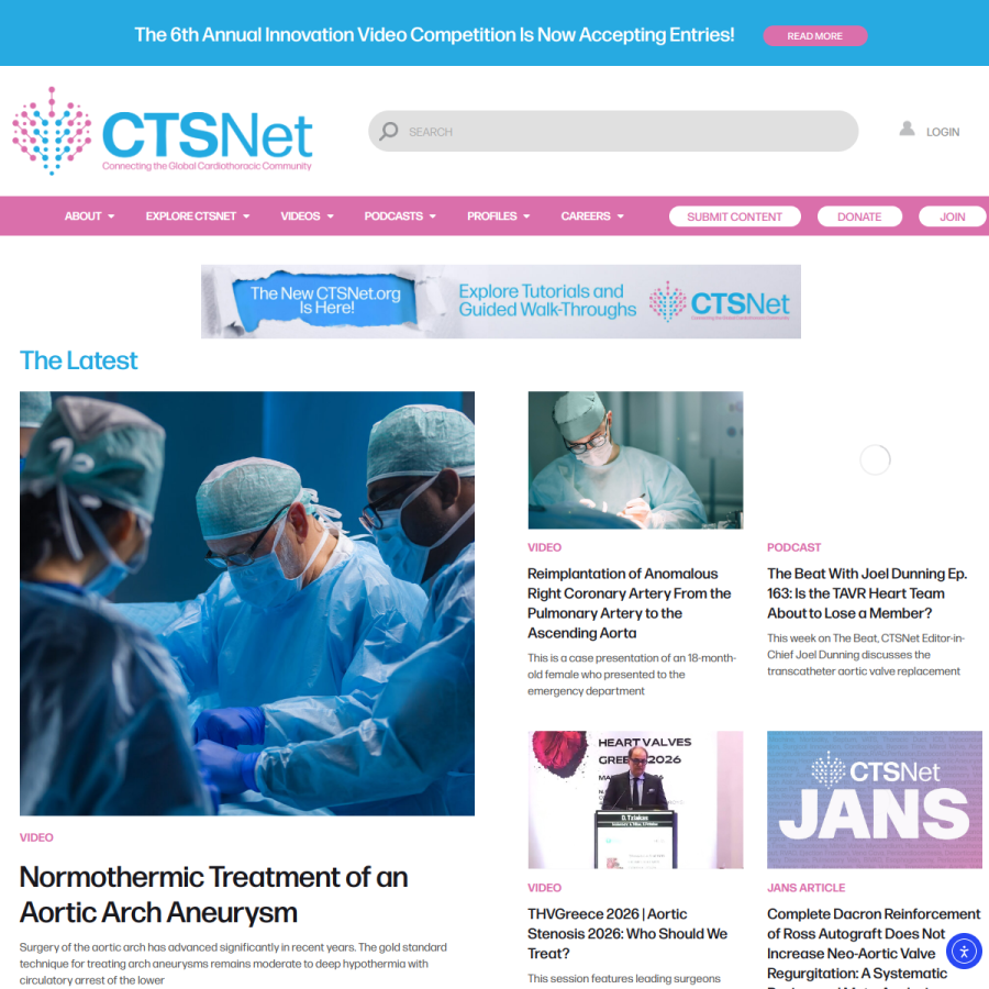 ctsnet.org homepage screenshot