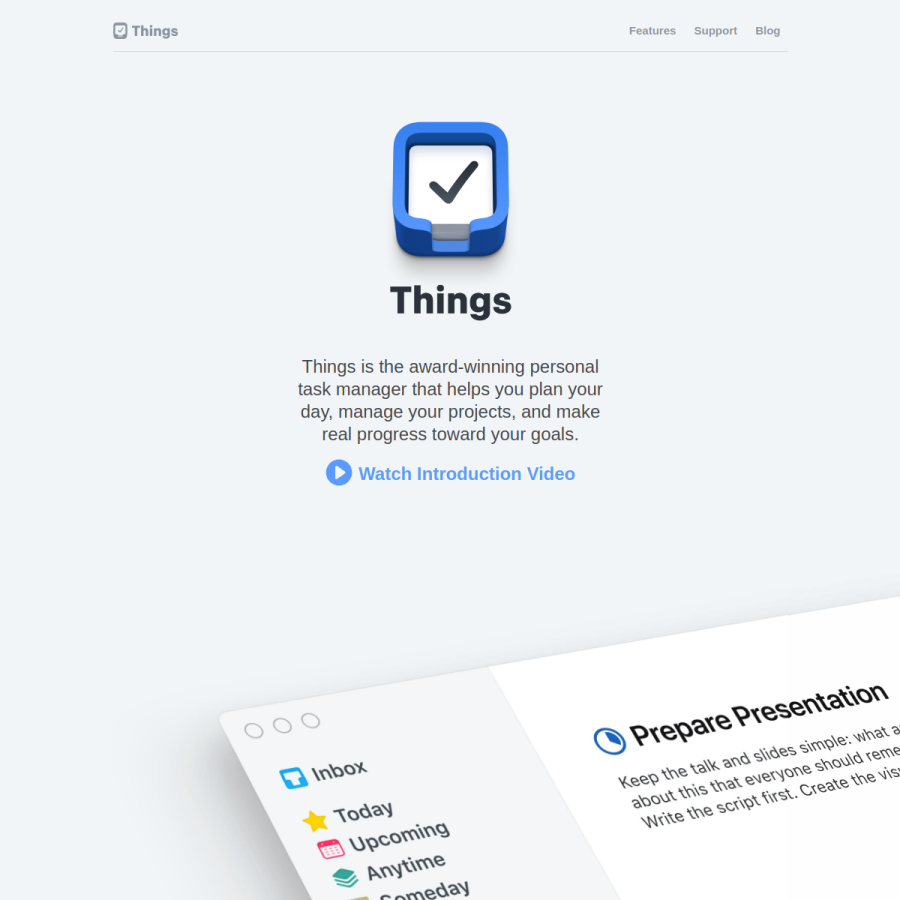 culturedcode.com homepage screenshot