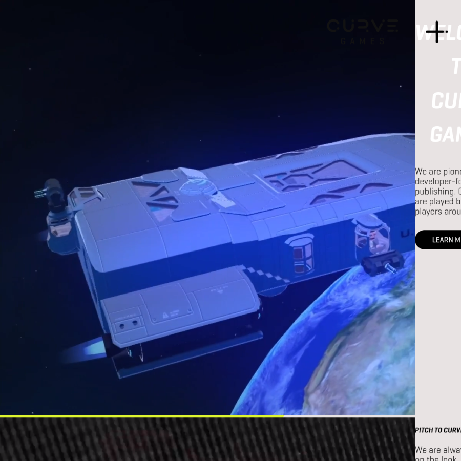 curvegames.com homepage screenshot