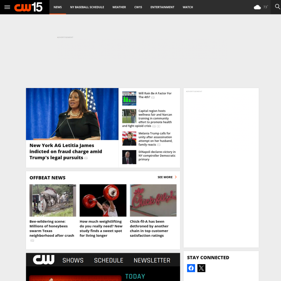 cwalbany.com homepage screenshot