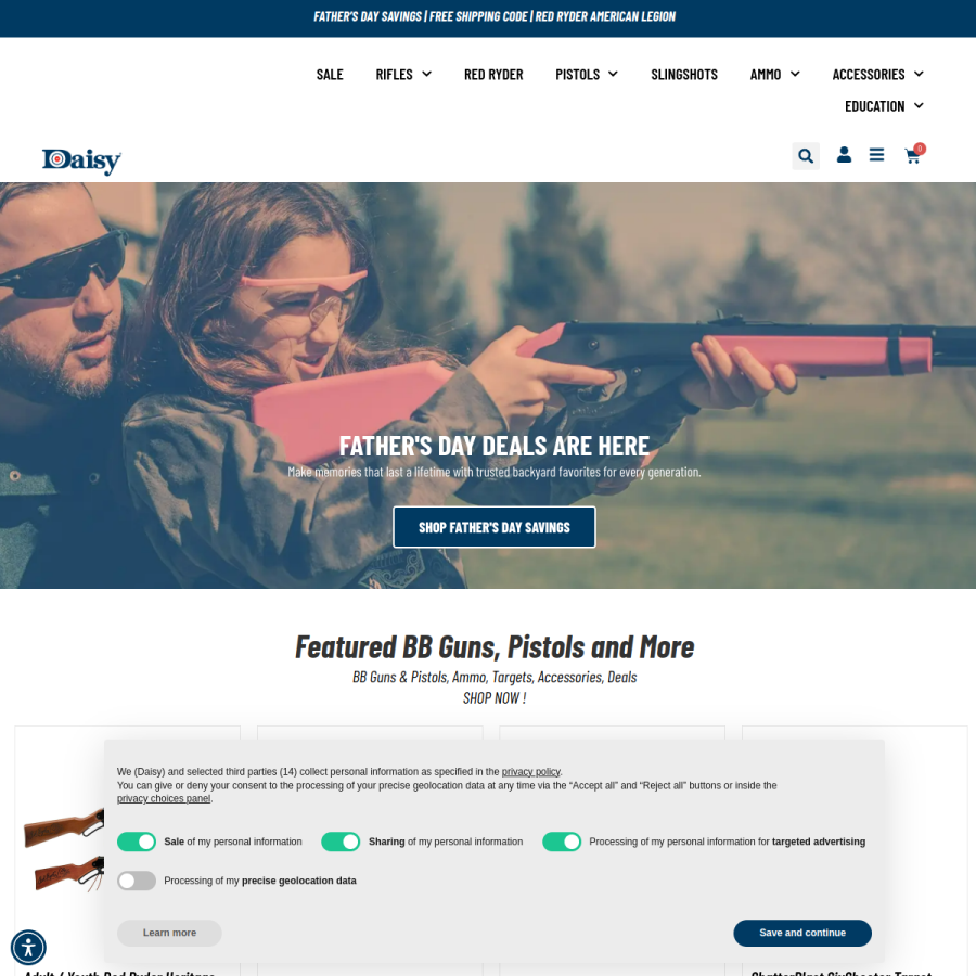 daisy.com homepage screenshot