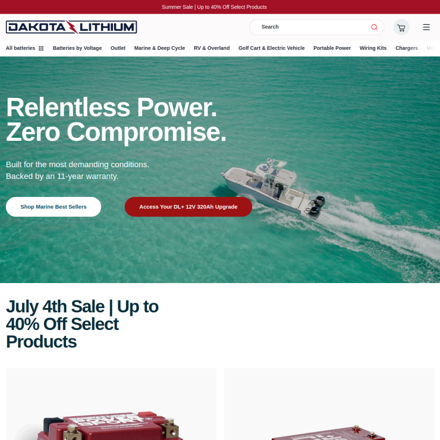 dakotalithium.com homepage screenshot