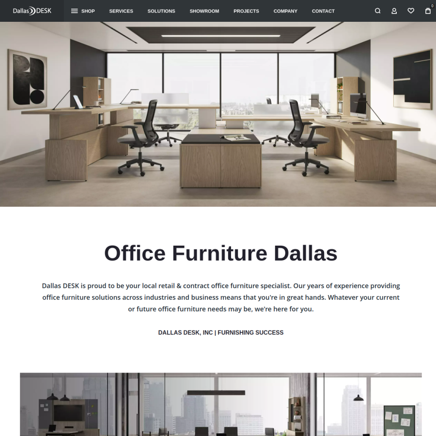 dallasdesk.com homepage screenshot