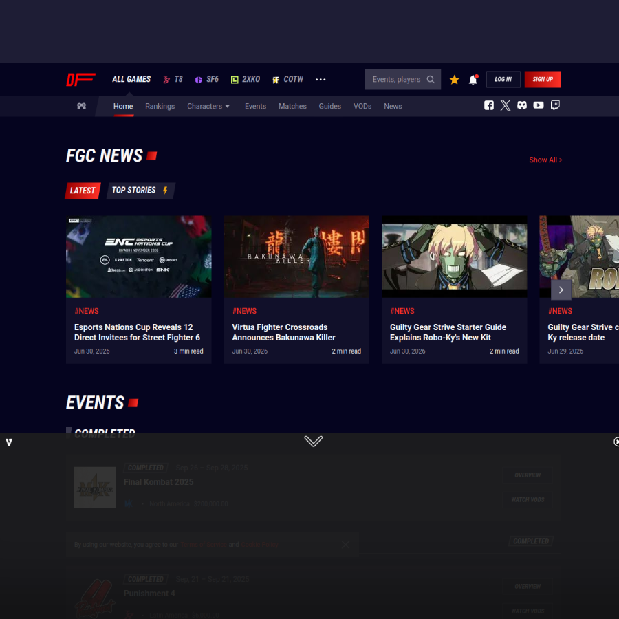 dashfight.com homepage screenshot