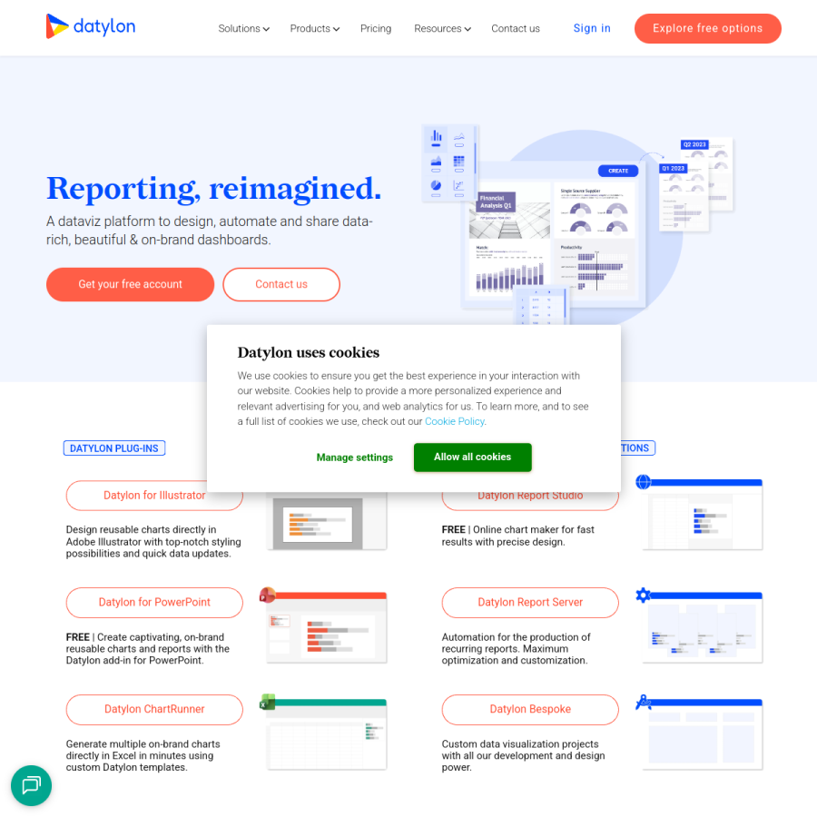 datylon.com homepage screenshot