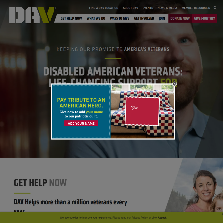 dav.org homepage screenshot