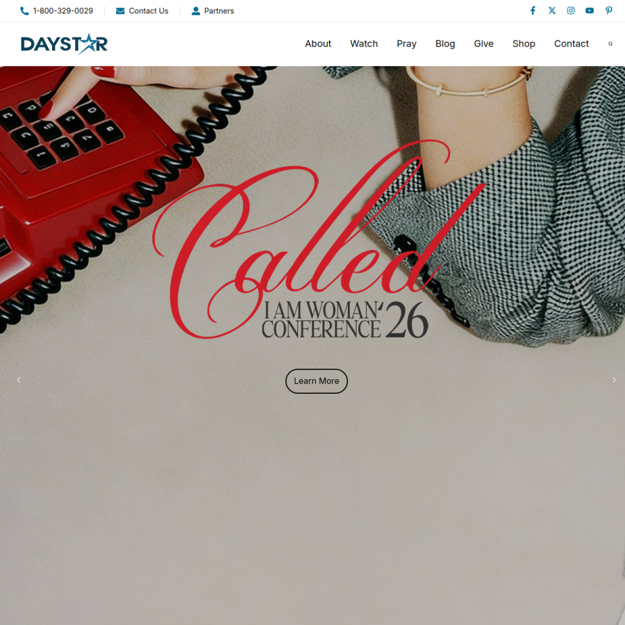 daystar.com homepage screenshot