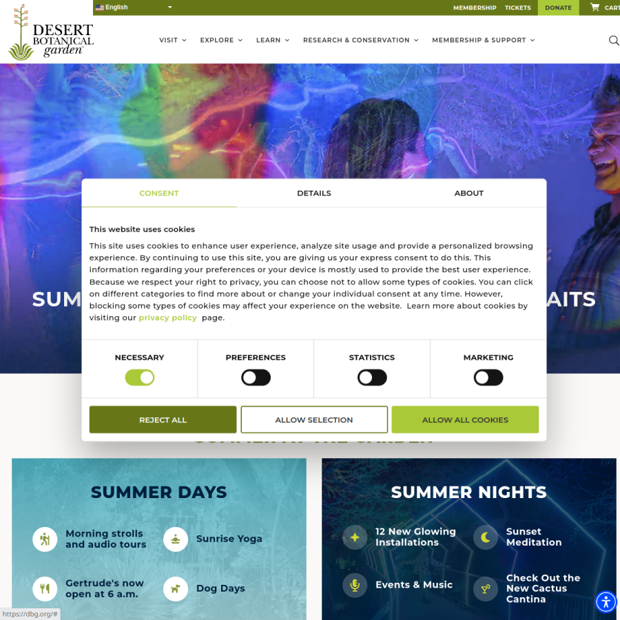 dbg.org homepage screenshot