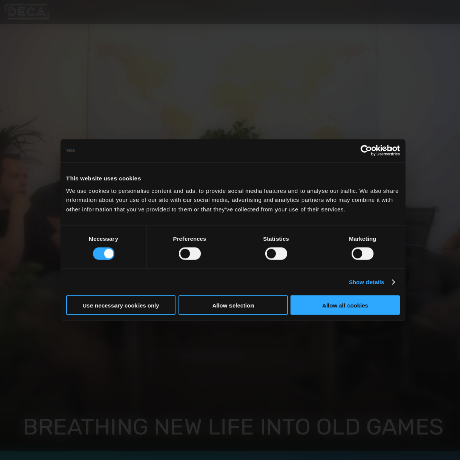 decagames.com homepage screenshot