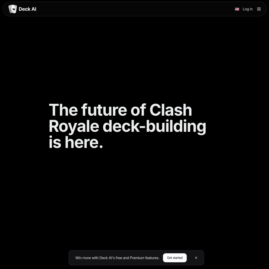 deckai.app homepage screenshot