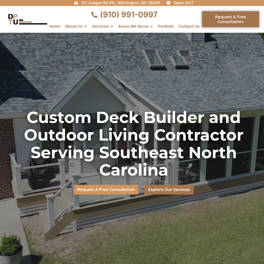 deckandpatiotuneup.com homepage screenshot