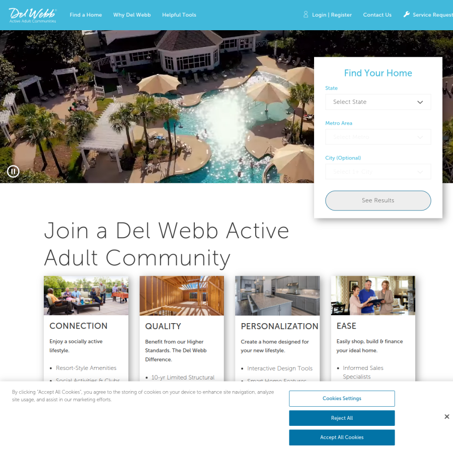delwebb.com homepage screenshot