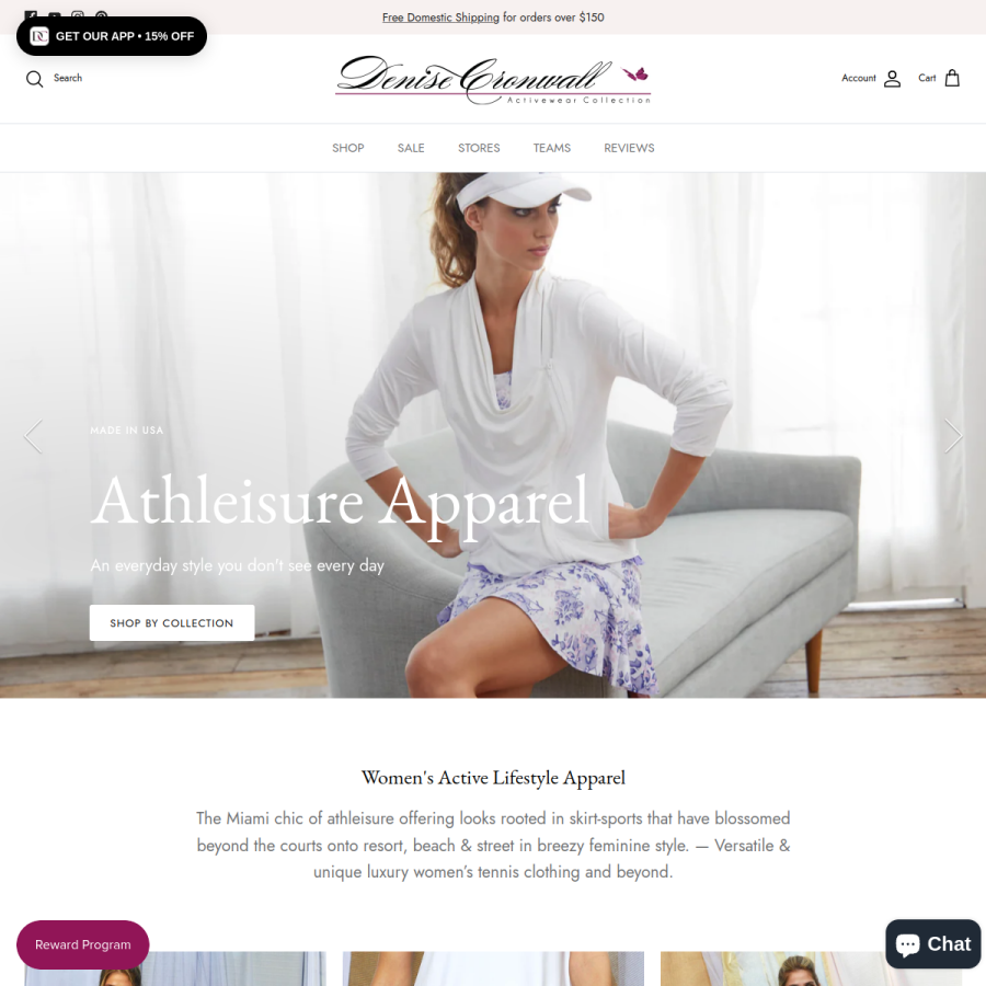 denisecronwall.com homepage screenshot
