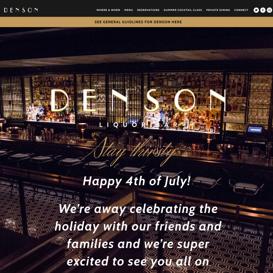 densondc.com homepage screenshot