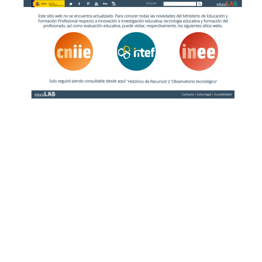 descargas.intef.es homepage screenshot