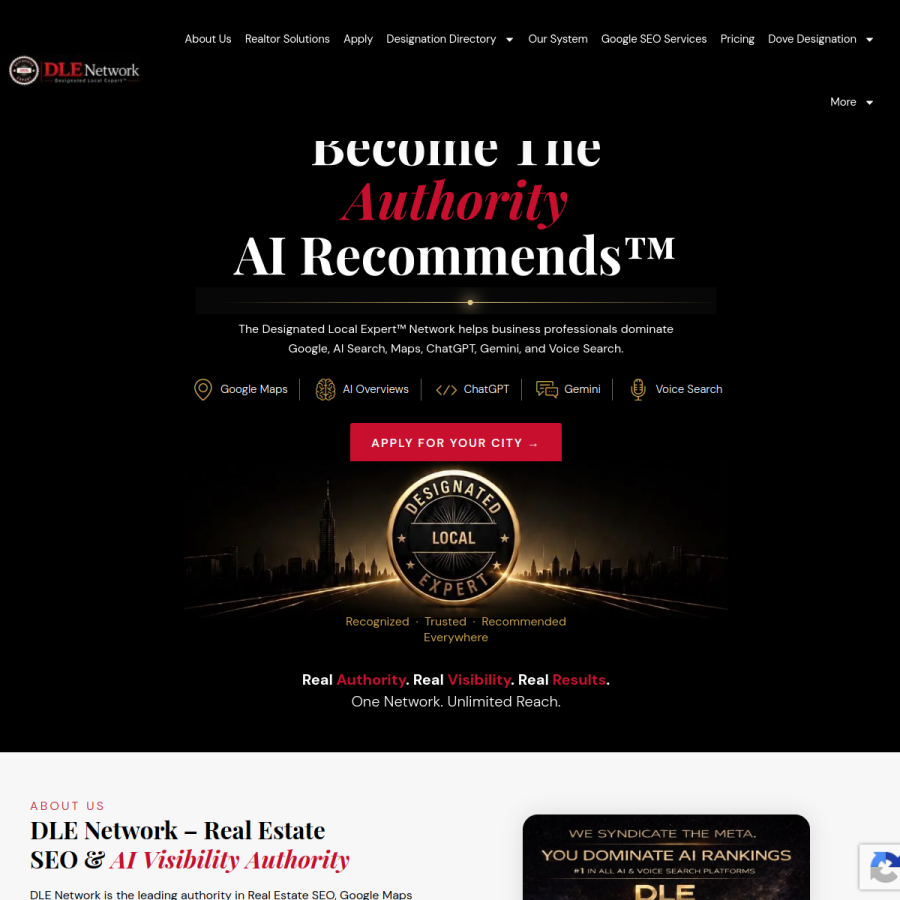 designatedlocalexpert.com homepage screenshot
