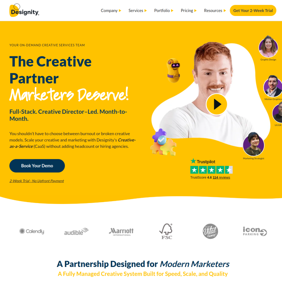 designity.com homepage screenshot
