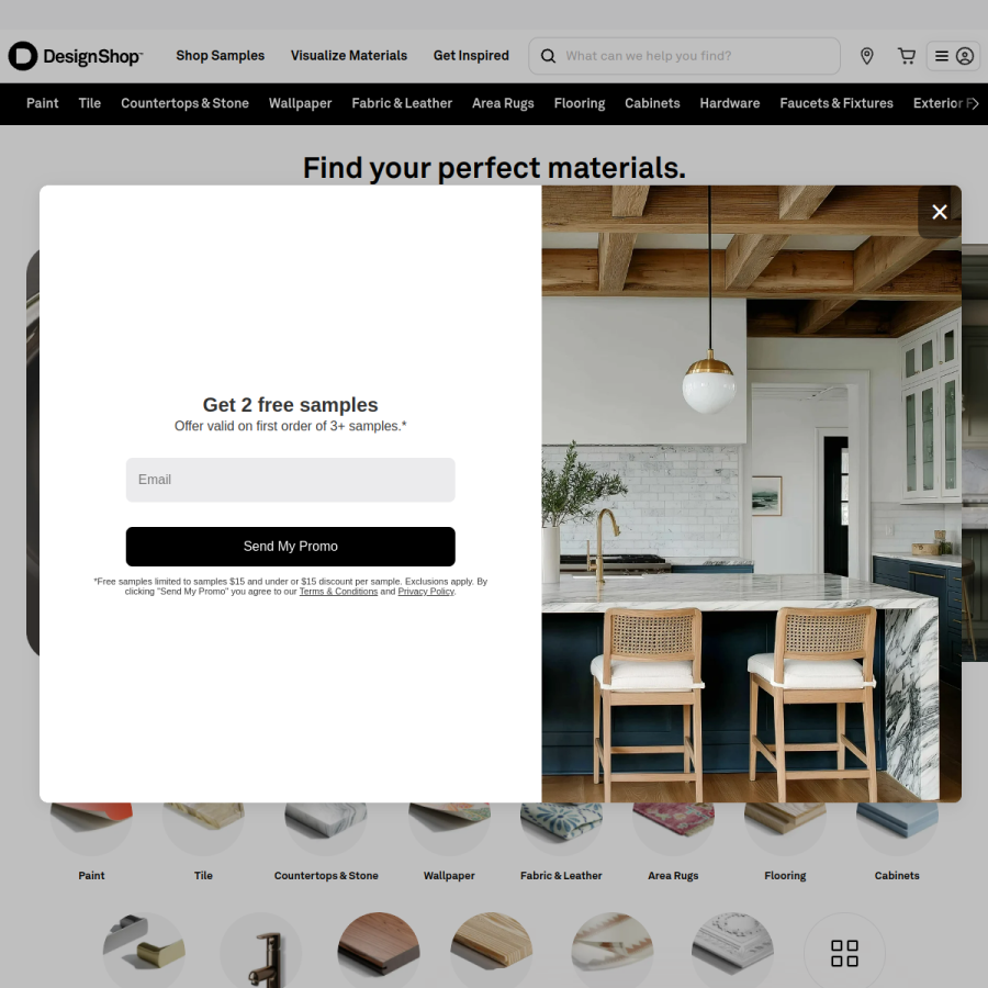 designshop.com homepage screenshot