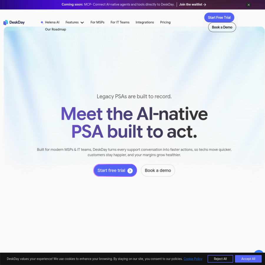 deskday.com homepage screenshot