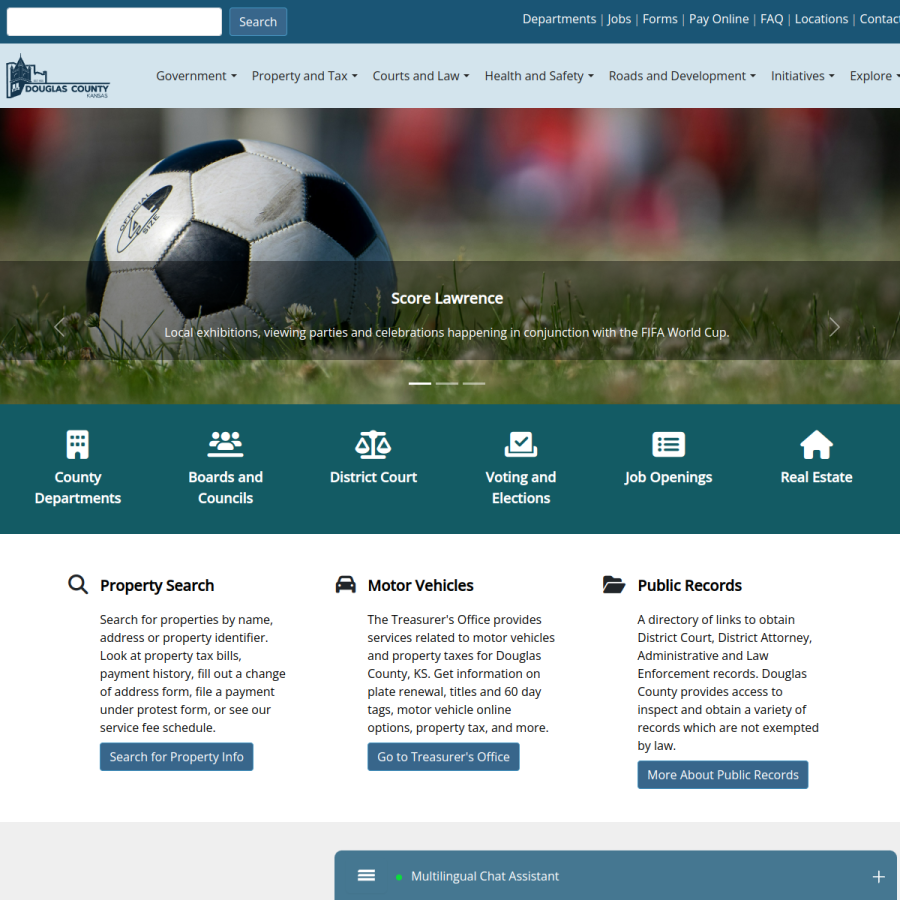 dgcoks.gov homepage screenshot