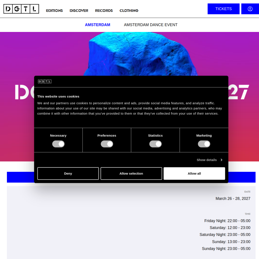 dgtl.nl homepage screenshot
