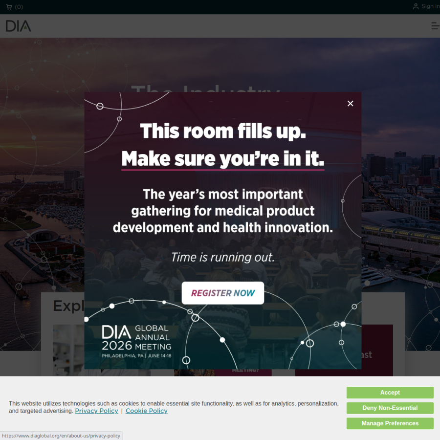 diaglobal.org homepage screenshot