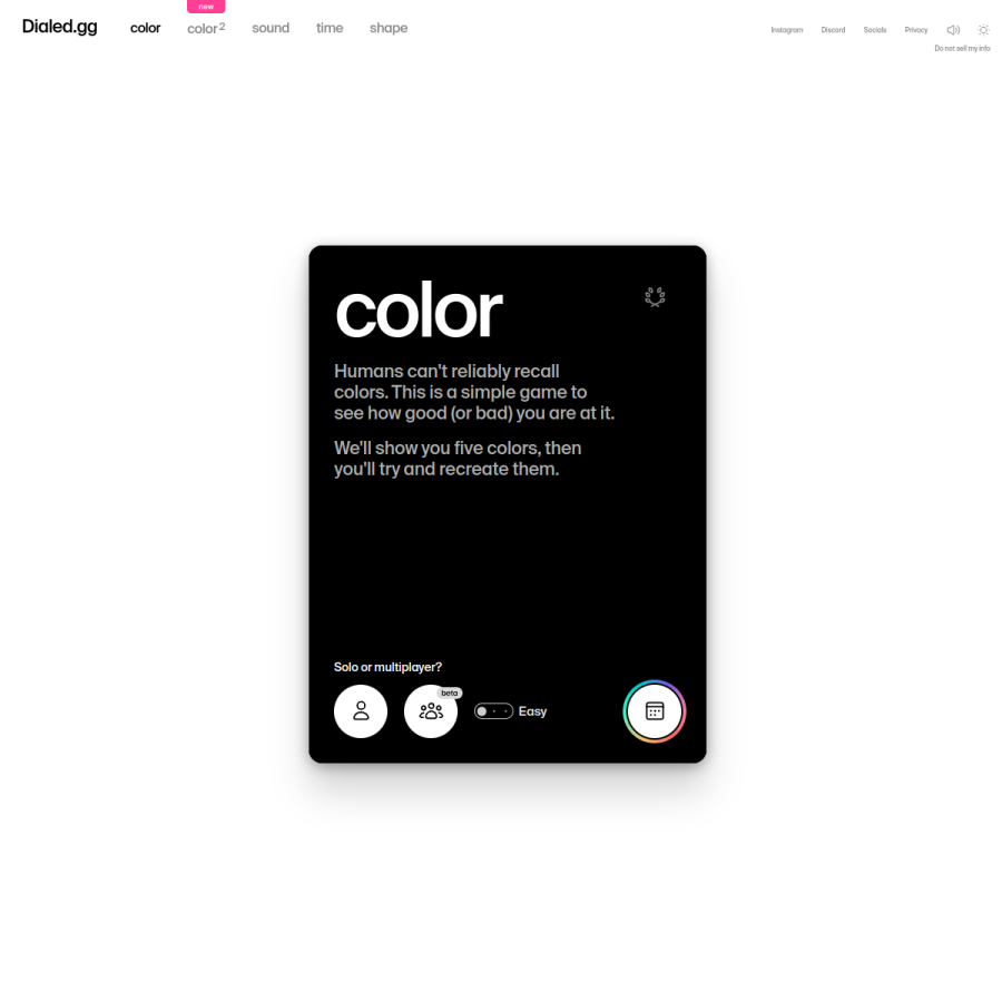 dialed.gg homepage screenshot