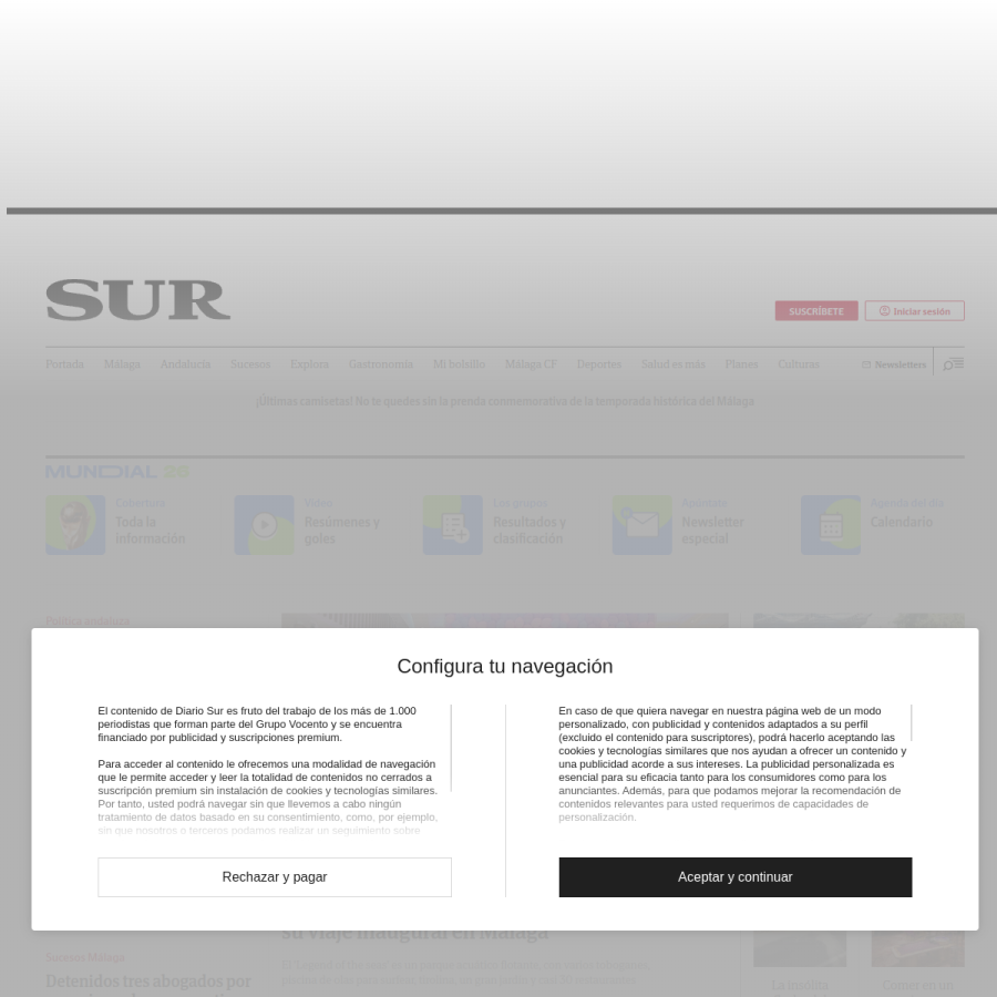 diariosur.es homepage screenshot