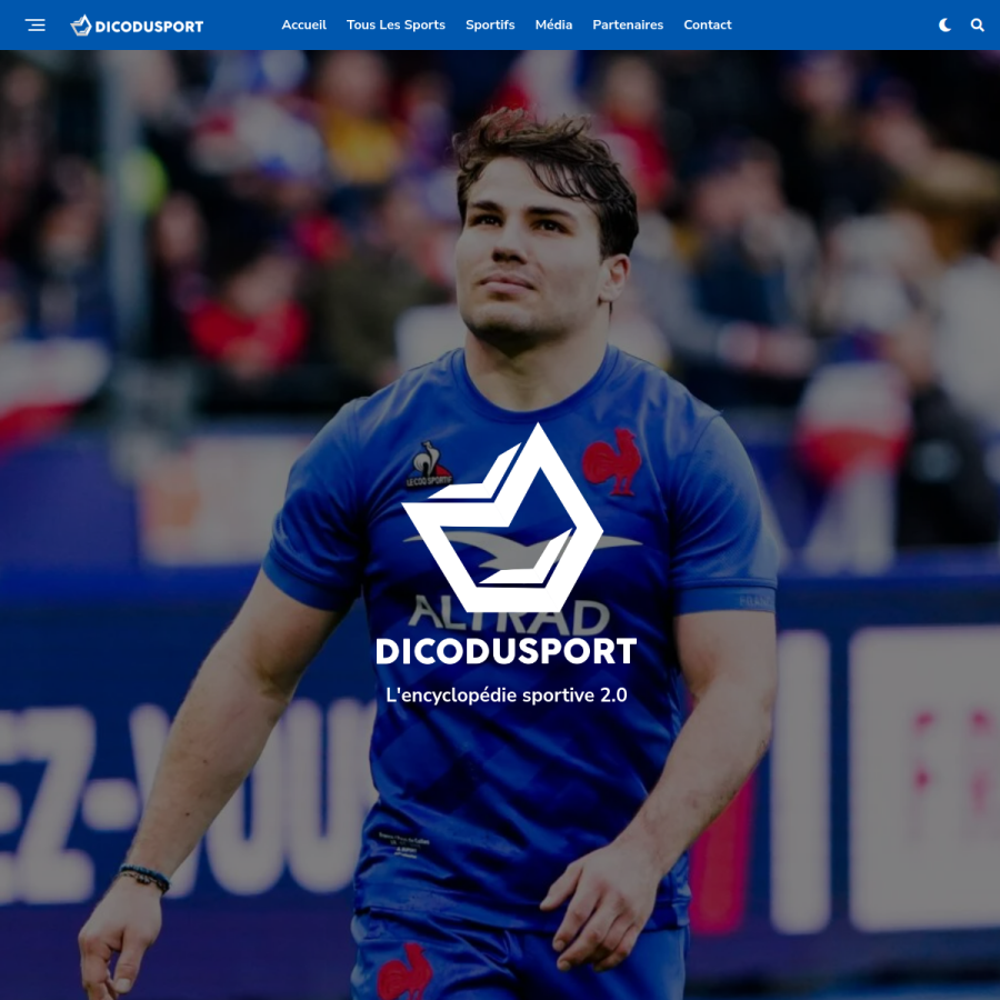 dicodusport.fr homepage screenshot