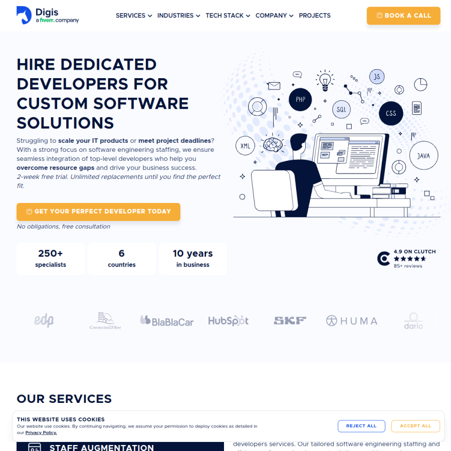 digiscorp.com homepage screenshot