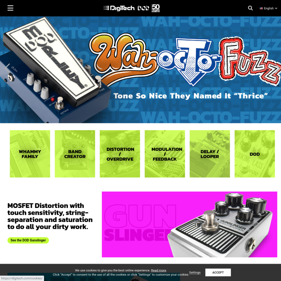 digitech.com homepage screenshot