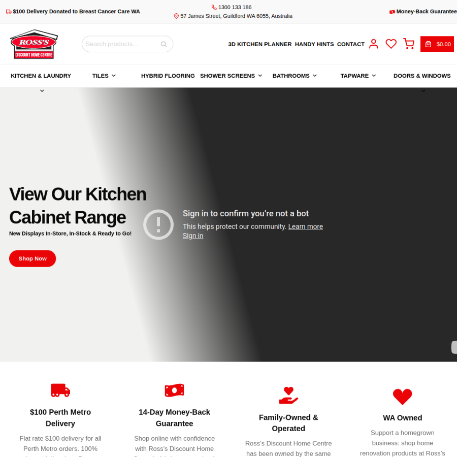 discount.com.au homepage screenshot