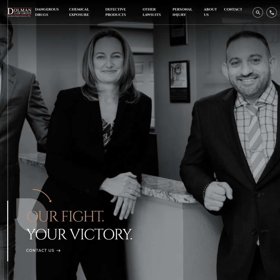 dolmanlaw.com homepage screenshot