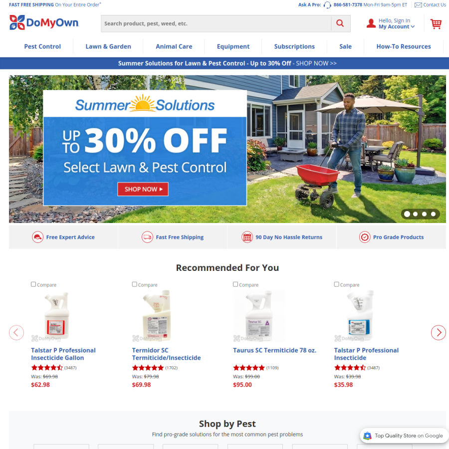 domyown.com homepage screenshot