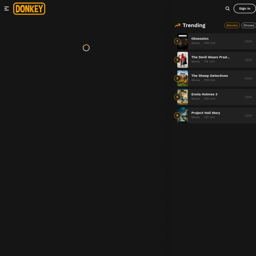 donkey.to homepage screenshot