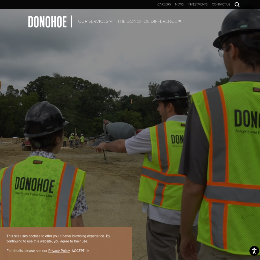 donohoe.com homepage screenshot